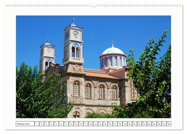 Produktbild: Samos - gr&uuml;ne Perle in der &Auml;g&auml;is (hochwertiger Premium Wandkalender 2026 DIN A2 quer), Kunstdruck in Hochglanz
