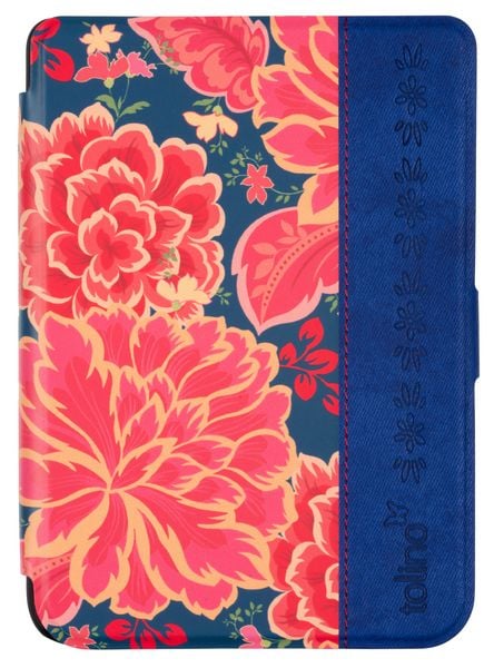 Produktbild: tolino shine / shine color - Tasche Slim - Flower Fiesta Blue
