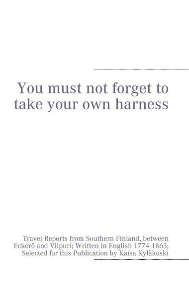 Produktbild: You must not forget to take your own harness