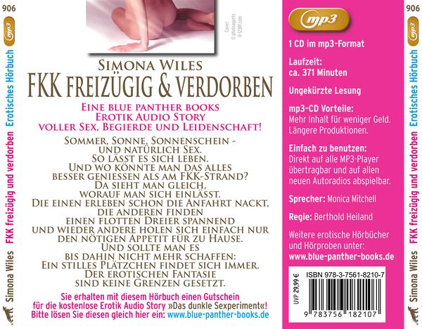 Produktbild: FKK freiz&uuml;gig und verdorben | 11 Geile erotische Geschichten | Erotik Audio Story | Erotisches H&ouml;rbuch MP3CD