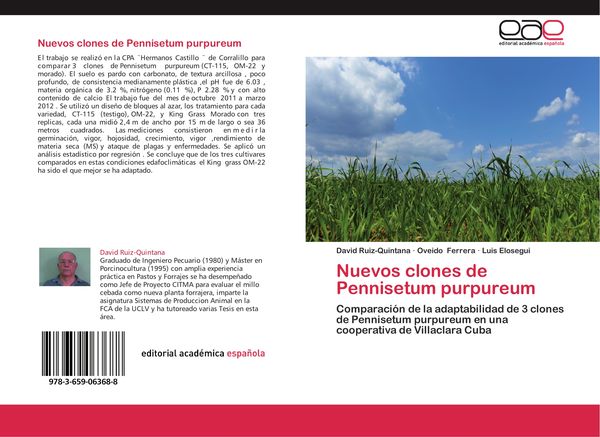 Produktbild: Nuevos clones de Pennisetum purpureum