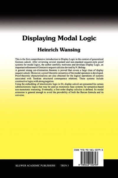 Produktbild: Displaying Modal Logic