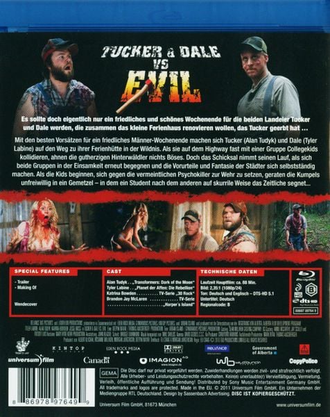 Produktbild: Tucker & Dale vs. Evil