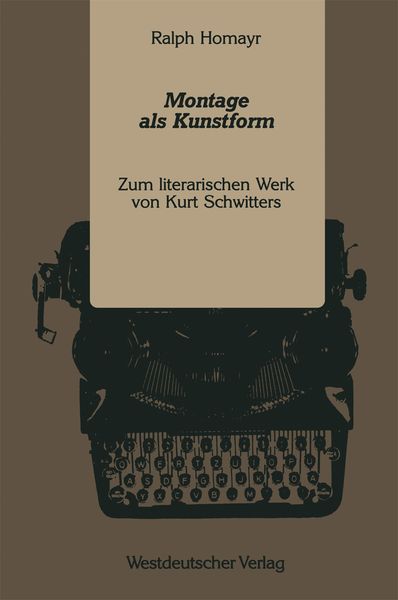 Produktbild: Montage als Kunstform