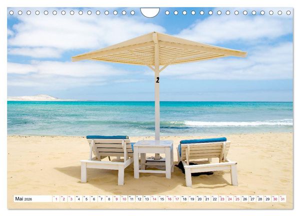 Produktbild: Boa Vista - die drittgr&ouml;&szlig;te Kapverdische Insel (Wandkalender 2026 DIN A4 quer), CALVENDO Monatskalender