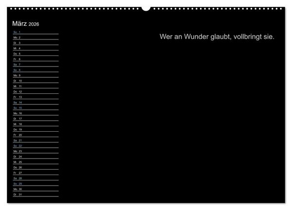 Produktbild: Mein Pers&ouml;nlicher Kalender (hochwertiger Premium Wandkalender 2026 DIN A2 quer), Kunstdruck in Hochglanz