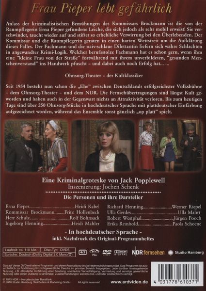 Produktbild: Ohnsorg Theater - Frau Pieper lebt gef&auml;hrlich