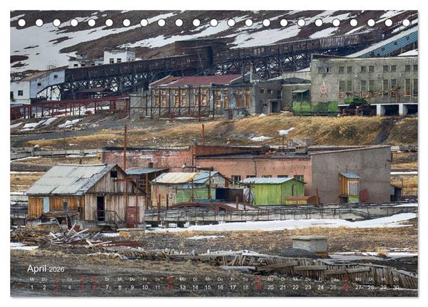Produktbild: Spitzbergen - Impressionen aus der Arktis (Tischkalender 2026 DIN A5 quer), CALVENDO Monatskalender
