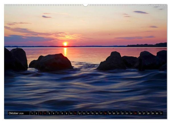 Produktbild: Am sch&ouml;nen Chiemsee (Wandkalender 2026 DIN A2 quer), CALVENDO Monatskalender