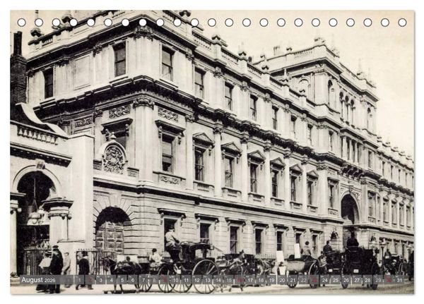 Produktbild: Sch&ouml;nes altes London in historischen Bildern (Tischkalender 2026 DIN A5 quer), CALVENDO Monatskalender