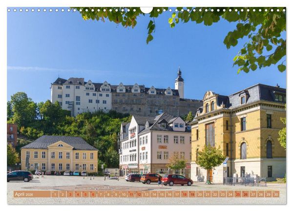 Produktbild: Greiz - Perle an der wei&szlig;en Elster in Th&uuml;ringen (Wandkalender 2026 DIN A3 quer), CALVENDO Monatskalender