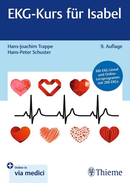 EKG-Kurs für Isabel, Set von Hans-Joachim Trappe, Thieme, 978-3-13-245452-1