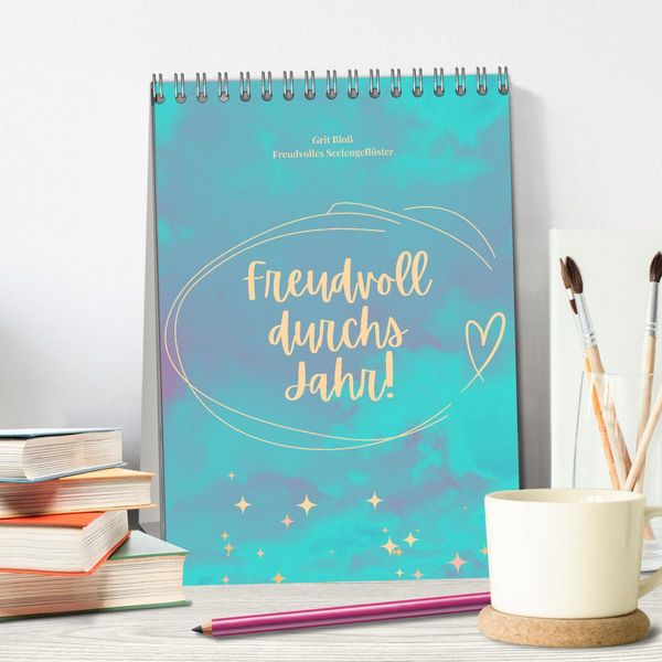 Produktbild: Freudvoll durchs Jahr! (Tischkalender 2026 DIN A5 hoch), CALVENDO Monatskalender