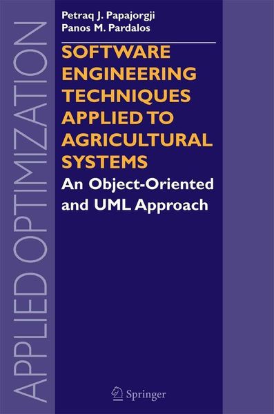 Produktbild: Software Engineering Techniques Applied to Agricultural Systems