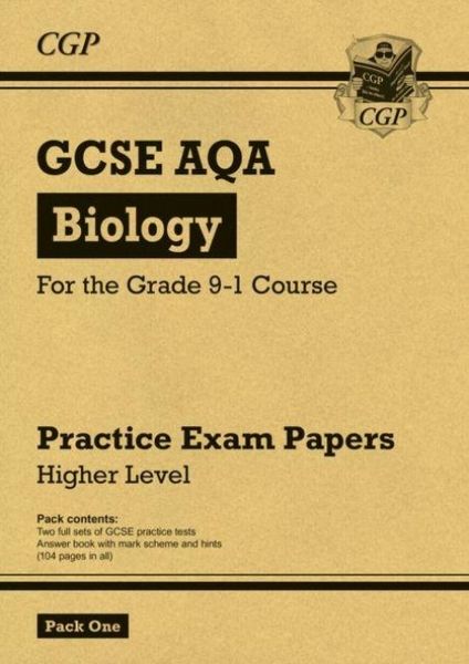 Produktbild: GCSE Biology AQA Practice Papers: Higher Pack 1