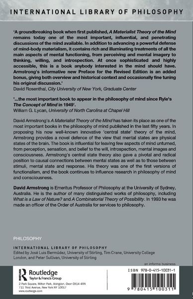 Produktbild: A Materialist Theory of the Mind