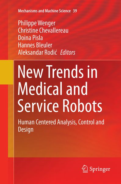 Produktbild: New Trends in Medical and Service Robots