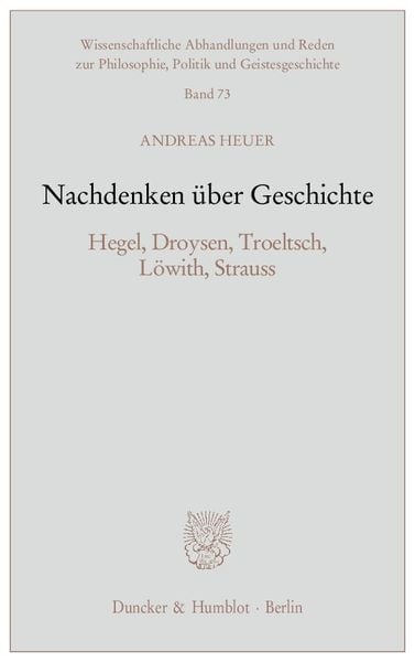 Produktbild: Nachdenken &uuml;ber Geschichte.