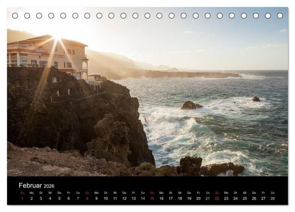 Produktbild: Teneriffa - Insel des ewigen Fr&uuml;hlings (Tischkalender 2026 DIN A5 quer), CALVENDO Monatskalender