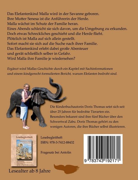 Produktbild: Elefantenkind Malla in der Savanne