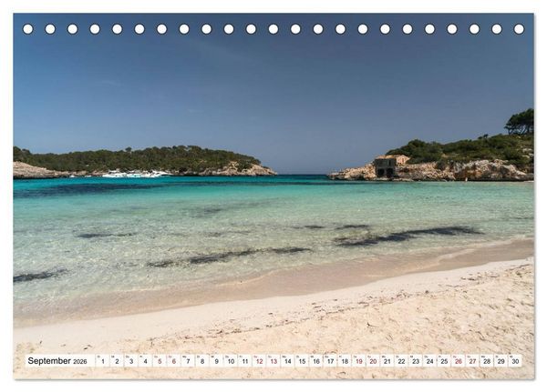 Produktbild: Traumstr&auml;nde auf Mallorca (Tischkalender 2026 DIN A5 quer), CALVENDO Monatskalender