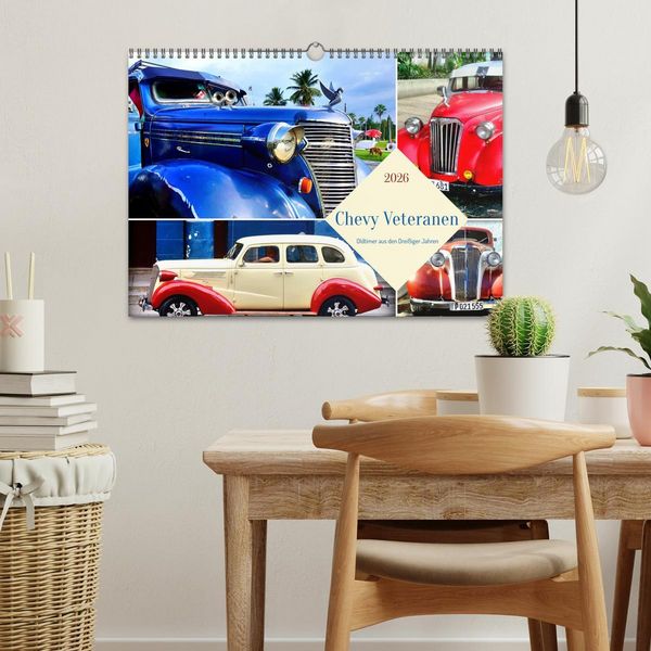 Produktbild: Chevy Veteranen - Oldtimer aus den Drei&szlig;iger Jahren (Wandkalender 2026 DIN A3 quer), CALVENDO Monatskalender