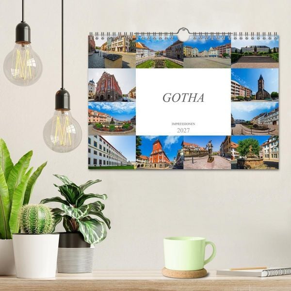 Produktbild: Gotha Impressionen (Wandkalender 2027 DIN A4 quer), CALVENDO Monatskalender