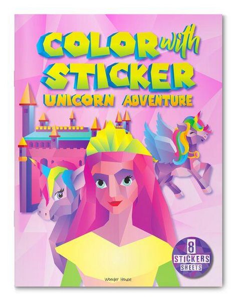 Produktbild: Color with Sticker - Unicorn Adventure