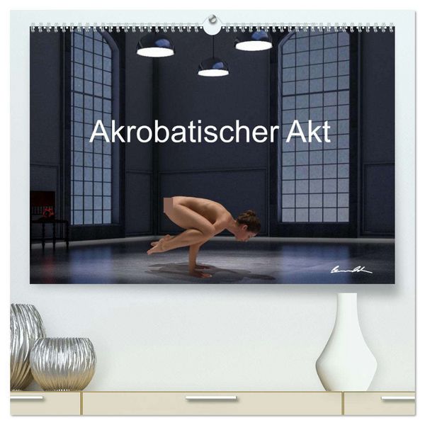 Produktbild: Der akrobatische Akt (hochwertiger Premium Wandkalender 2026 DIN A2 quer), Kunstdruck in Hochglanz
