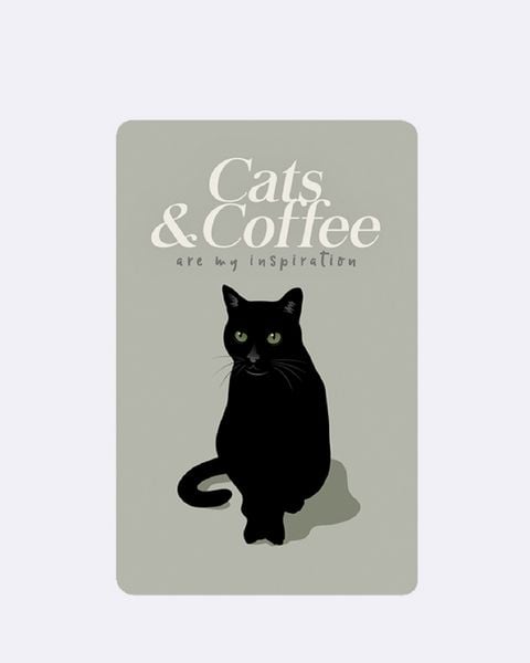 Produktbild: Lunacard Postkarte *Cats and coffee