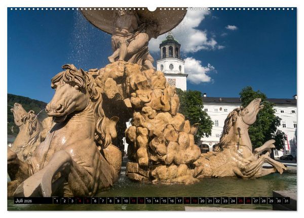 Produktbild: Salzburg - &Ouml;sterreich (Wandkalender 2026 DIN A2 quer), CALVENDO Monatskalender