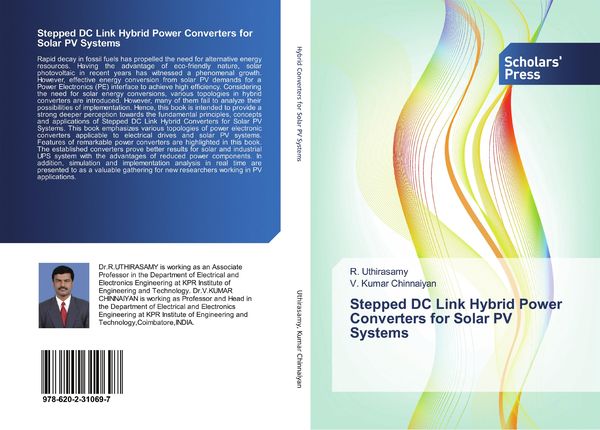 Produktbild: Stepped DC Link Hybrid Power Converters for Solar PV Systems