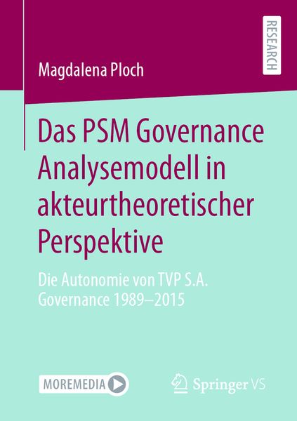 Produktbild: Das PSM Governance Analysemodell in akteurtheoretischer Perspektive