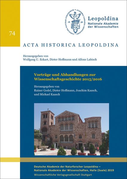 Produktbild: Vortr&auml;ge und Abhandlungen zur Wissenschaftsgeschichte 2015/2016