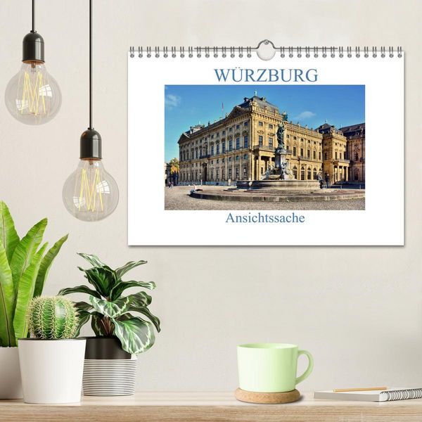 Produktbild: W&uuml;rzburg - Ansichtssache (Wandkalender 2026 DIN A4 quer), CALVENDO Monatskalender