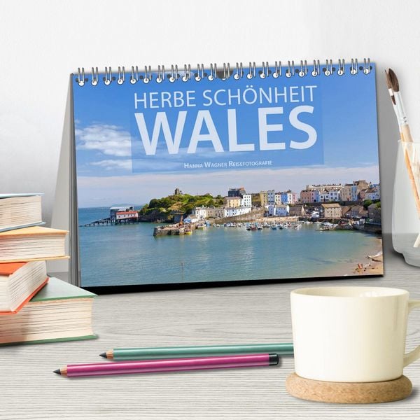 Produktbild: Herbe Sch&ouml;nheit Wales (Tischkalender 2026 DIN A5 quer), CALVENDO Monatskalender