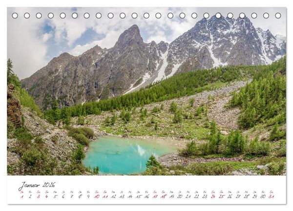 Produktbild: Die Route der Gro&szlig;en Alpen - Das Guisane-Tal und Brian&ccedil;onnais (Tischkalender 2026 DIN A5 quer), CALVENDO Monatskalender