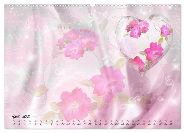 Produktbild: Zeit f&uuml;r Emotionen Bastelkalender (hochwertiger Premium Wandkalender 2026 DIN A2 quer), Kunstdruck in Hochglanz