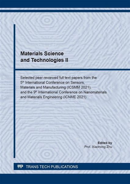 Produktbild: Materials Science and Technologies II