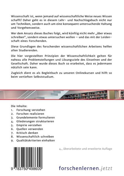 Produktbild: Forschen lernen
