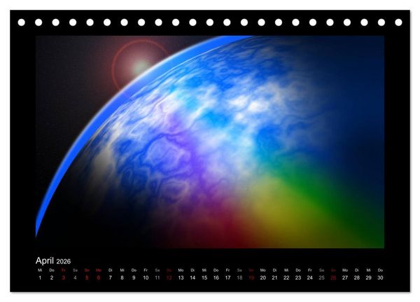 Produktbild: Magisches Universum (Tischkalender 2026 DIN A5 quer), CALVENDO Monatskalender