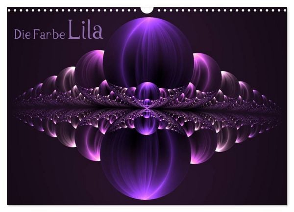 Produktbild: Die Farbe Lila (Wandkalender 2026 DIN A3 quer), CALVENDO Monatskalender