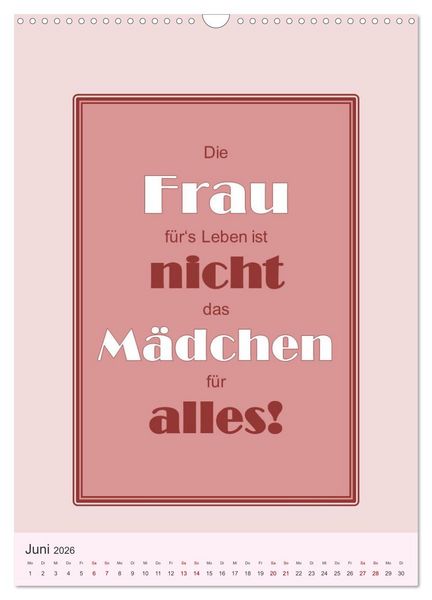 Produktbild: Was Mann &uuml;ber Frau wissen sollte und umgekehrt ... (Wandkalender 2026 DIN A3 hoch), CALVENDO Monatskalender