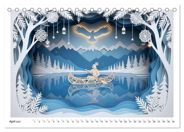 Produktbild: Wild West Dioramas (Tischkalender 2027 DIN A5 quer), CALVENDO Monatskalender