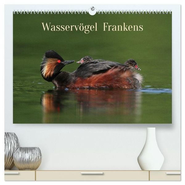 Produktbild: Wasserv&ouml;gel Frankens (hochwertiger Premium Wandkalender 2026 DIN A2 quer), Kunstdruck in Hochglanz