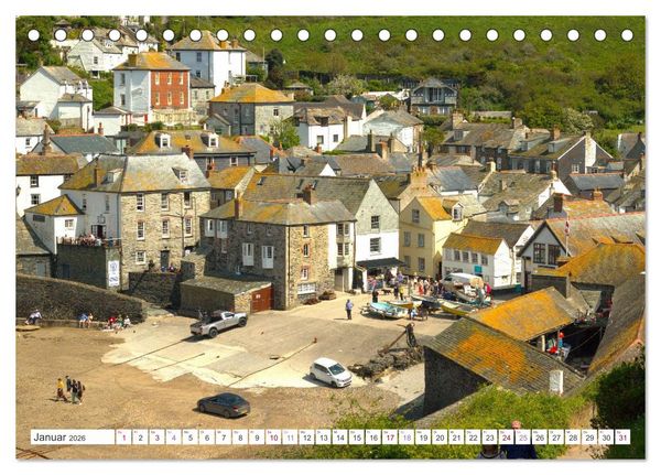 Produktbild: Port Isaac, Heimat der Fishermen`s Friends (Tischkalender 2026 DIN A5 quer), CALVENDO Monatskalender