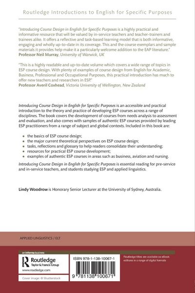 Produktbild: Introducing Course Design in English for Specific Purposes