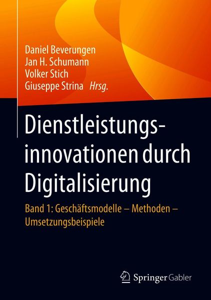 Produktbild: Dienstleistungsinnovationen durch Digitalisierung