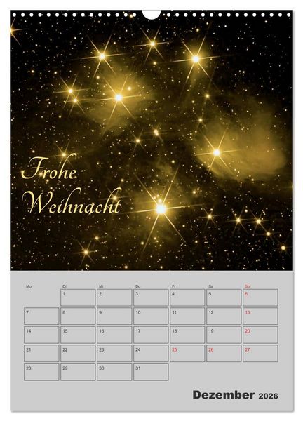 Produktbild: Wunderbares Universum (Wandkalender 2026 DIN A3 hoch), CALVENDO Monatskalender