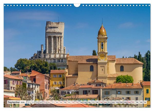 Produktbild: C&Ocirc;TE D&rsquo;AZUR Bezaubernde Orte (Wandkalender 2026 DIN A3 quer), CALVENDO Monatskalender
